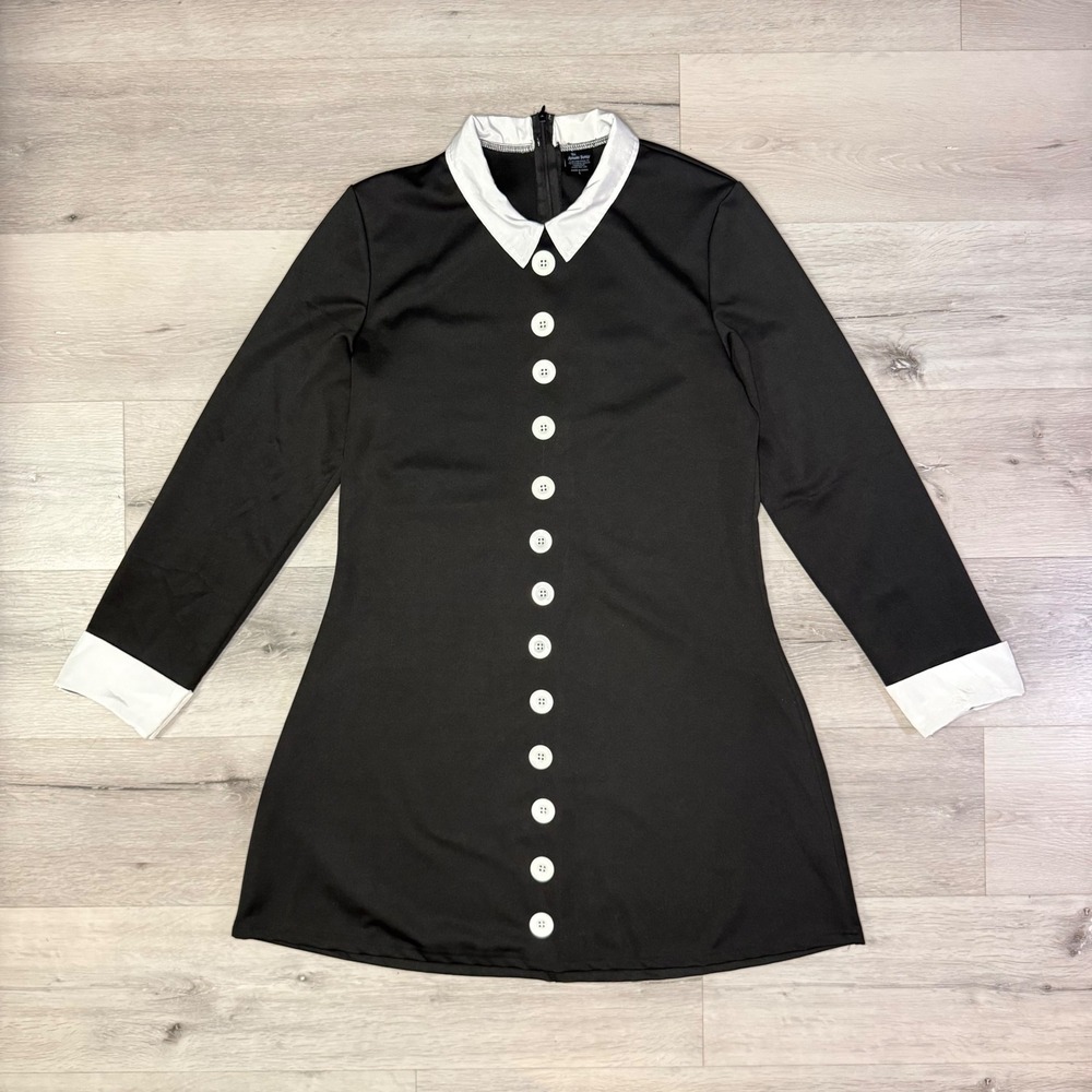 The Addams Family Wednesday Addams Costume - Women's - L - Black